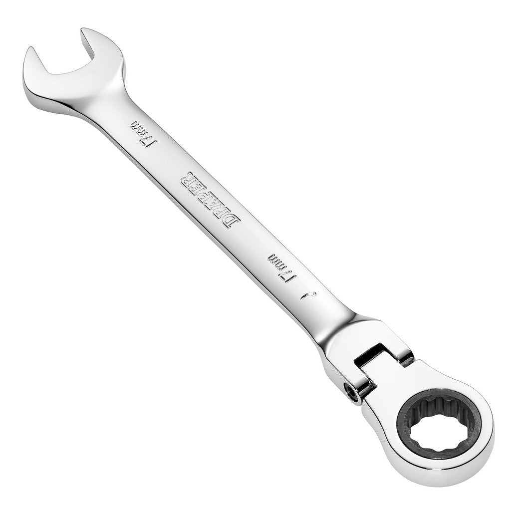 Draper HI-TORQ® Metric Flexible Head Ratcheting Combination Spanner, 17mm  52019