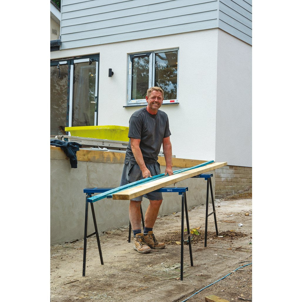 Draper Pair of Fold Down Trestles, 1000 x 780mm  52072