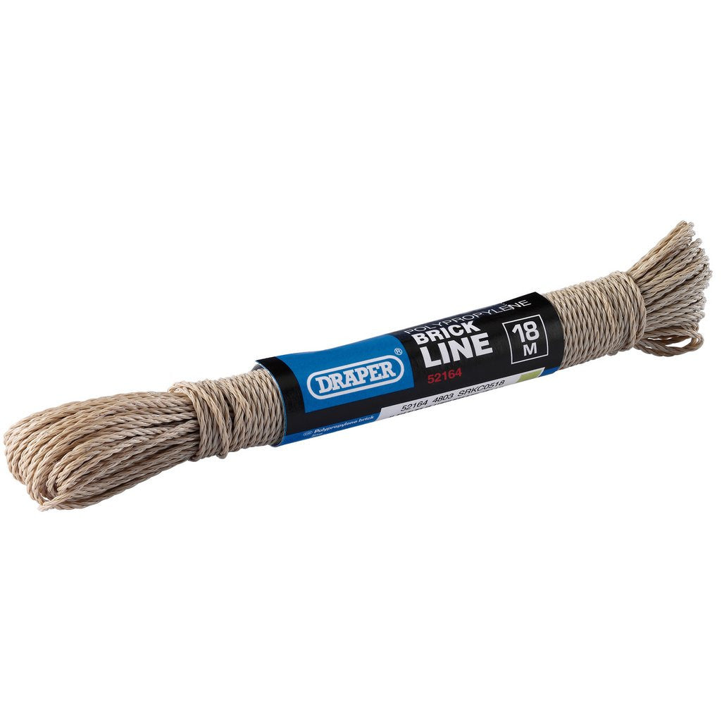 Draper Polypropylene Brick Line, 18m (Approx)  52164
