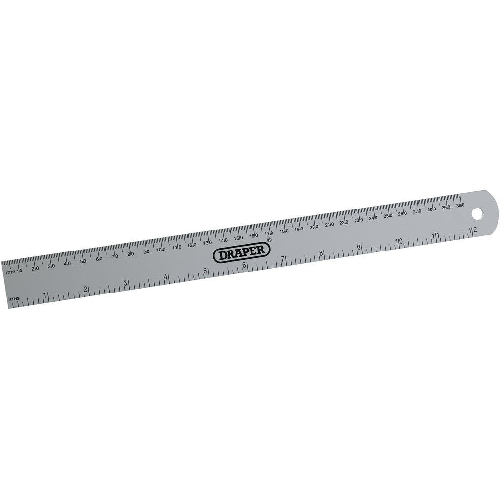 Draper Aluminium Rule, 300mm/12"  52191