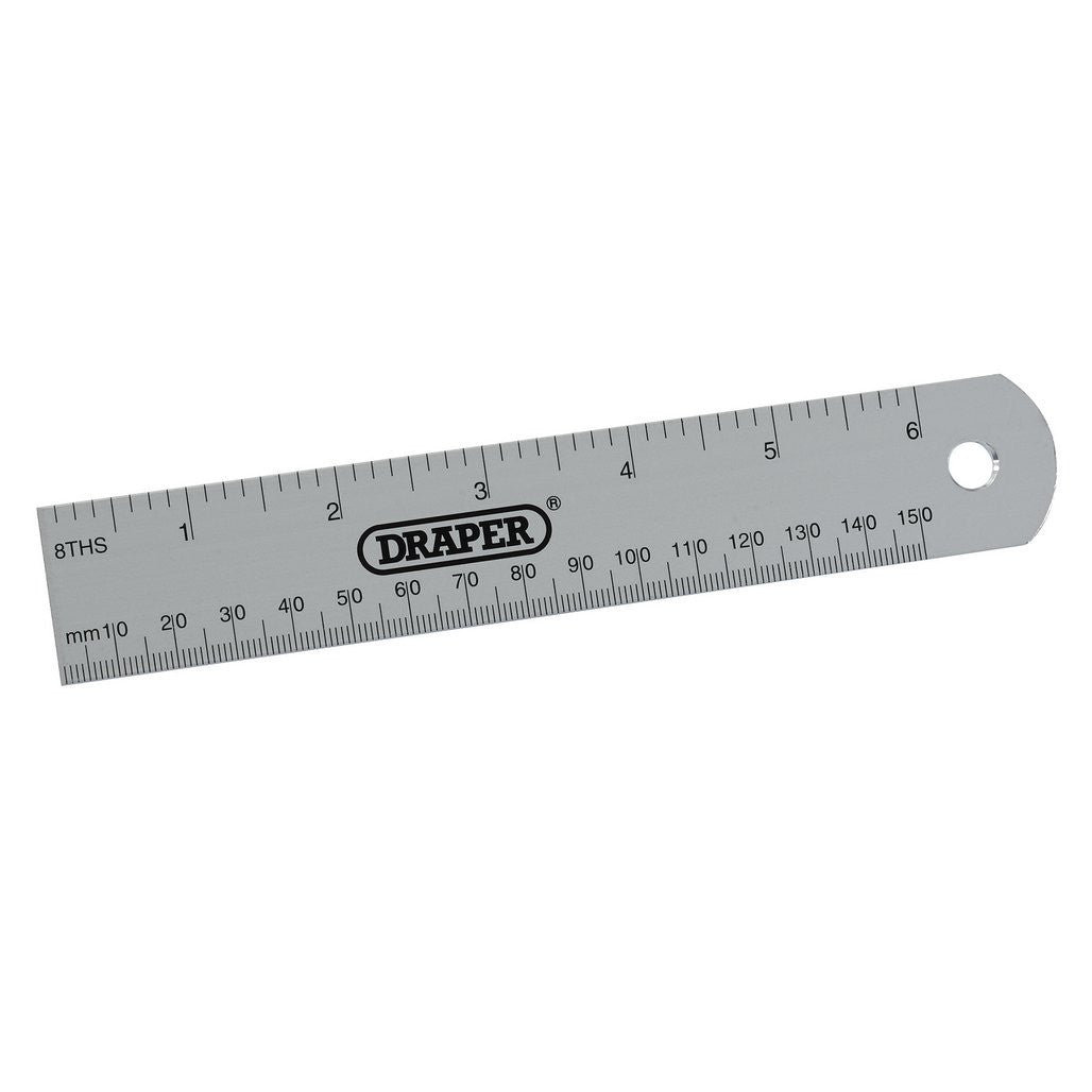 Draper Aluminium Rule, 152mm/6"  52396