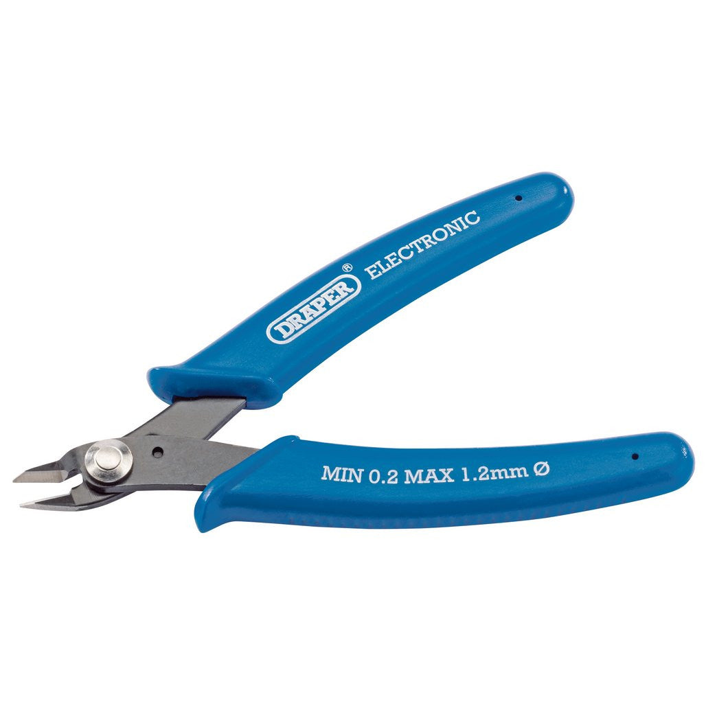 Draper Thin Jaw Electronics Nippers, 130mm  52590