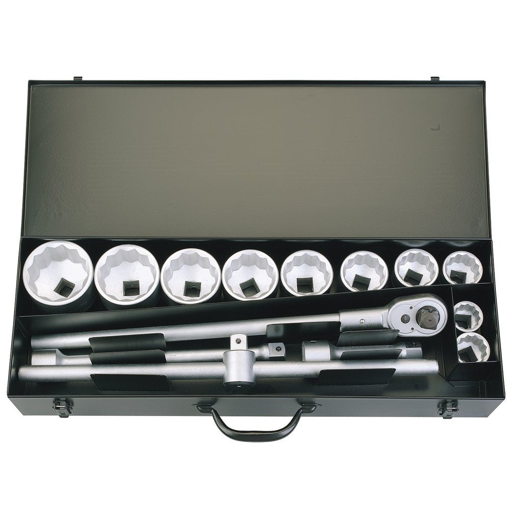 Draper Elora Metric Socket Set, 1" Sq. Dr. (14 Piece)  53037