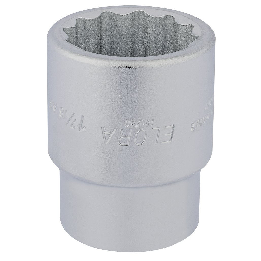 Draper Elora Bi-Hexagon Socket, 1" Sq. Dr., 1.7/16"  53045