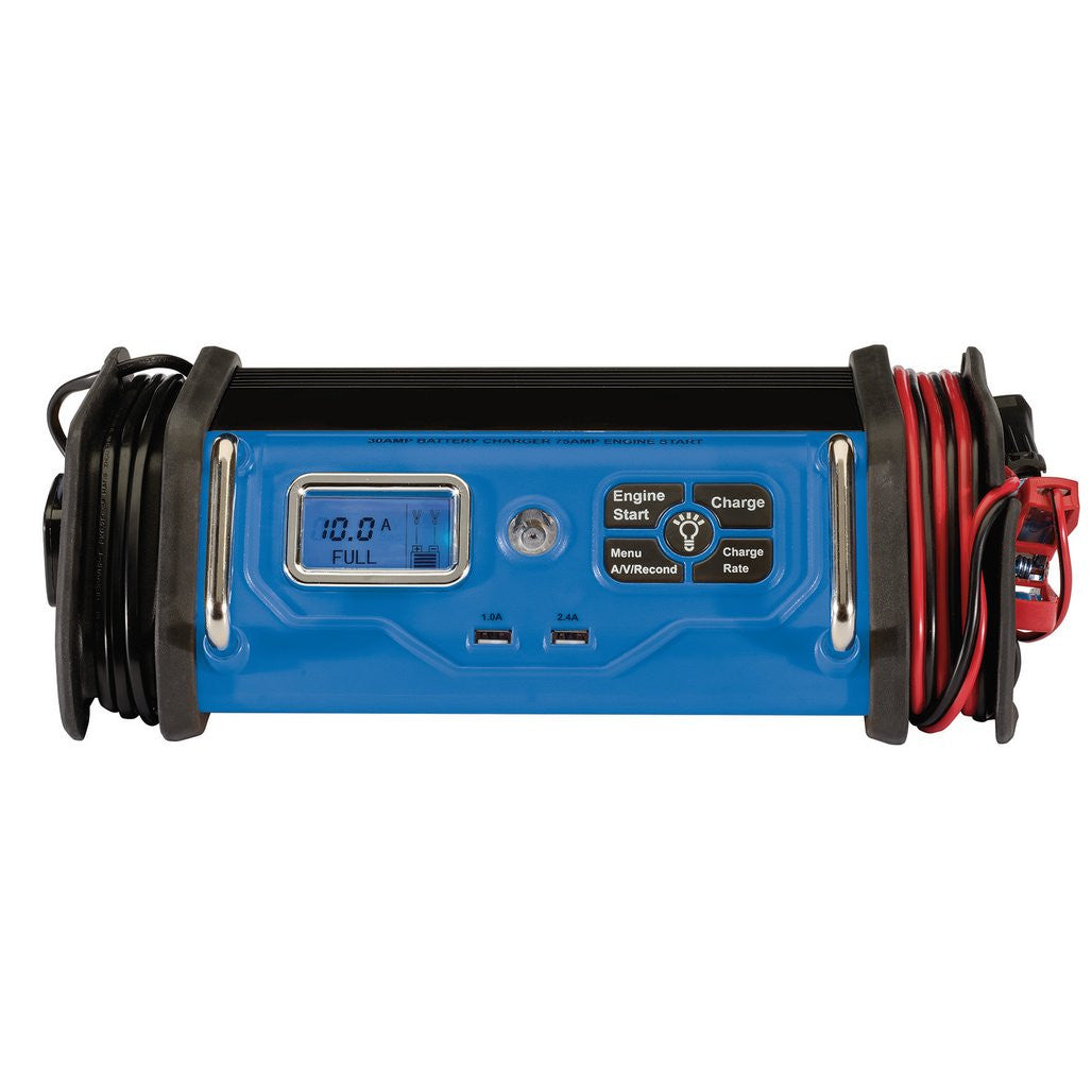 Draper 12V Battery Starter/Charger, 30A 53171