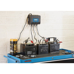 Draper 6/12V 3 Bank Charger Station 53172