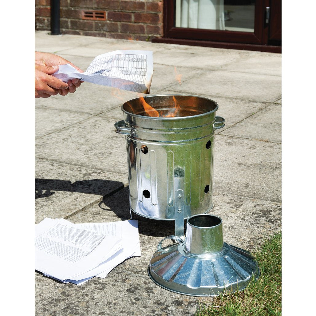 Draper Galvanised Mini Incinerator, 15L  53250