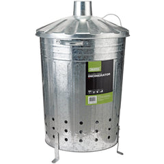 Draper Galvanised Garden Incinerator, 85L  53253