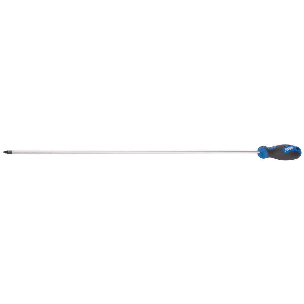 Draper Extra Long Reach Soft Grip PZ Type Screwdriver, No.1 x 450mm  53487