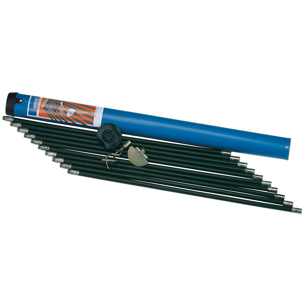 Draper Polypropylene Drain Rod Set in Case, 9m (13 Piece)  53856