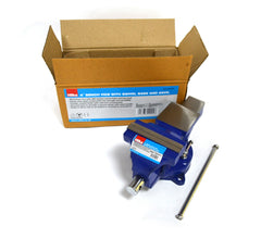 Hilka 4" Bench Vice with Swivel Base and Anvil 54122004