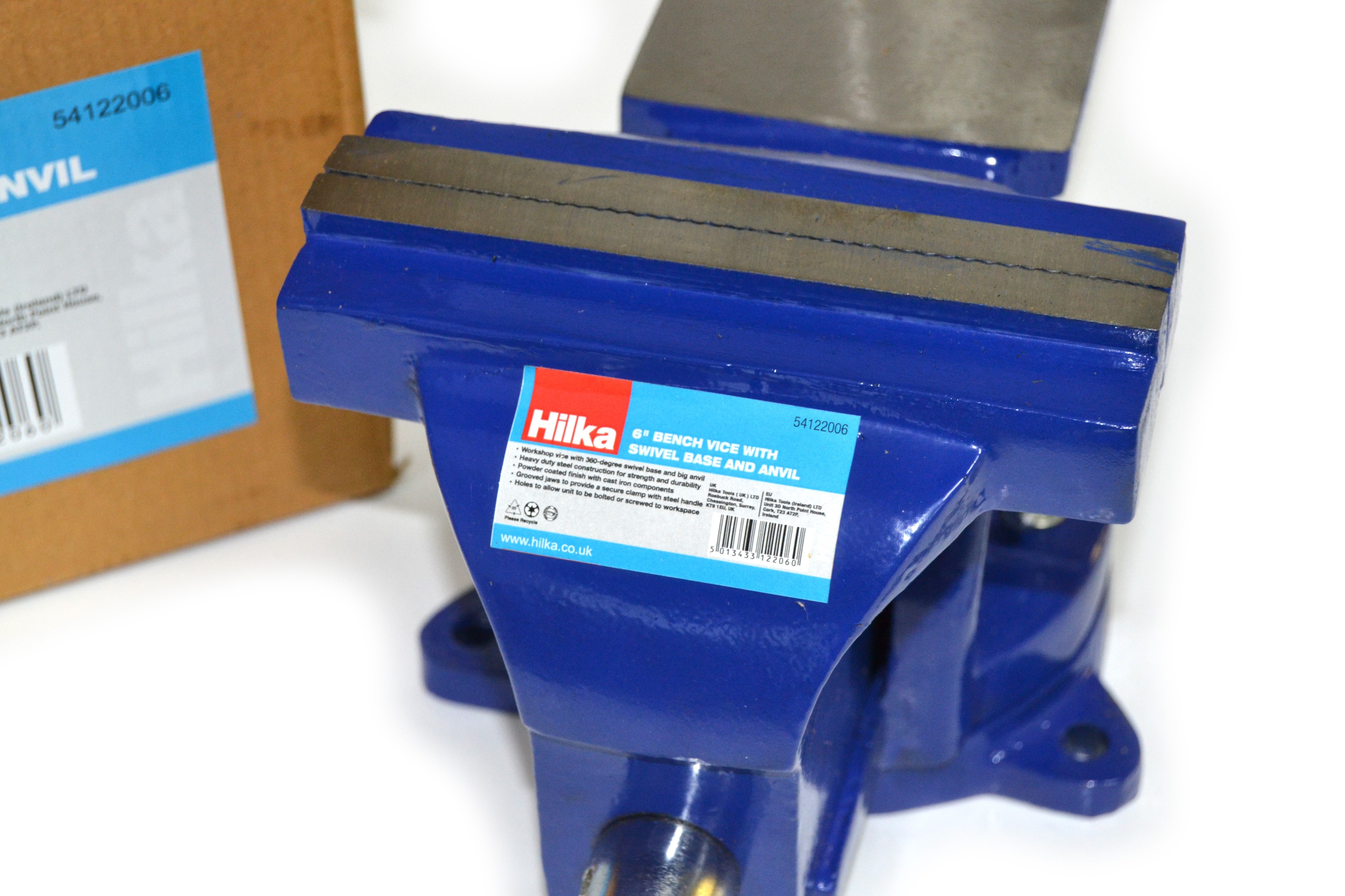 Hilka 6" Bench Vice with Swivel Base and Anvil 54122006