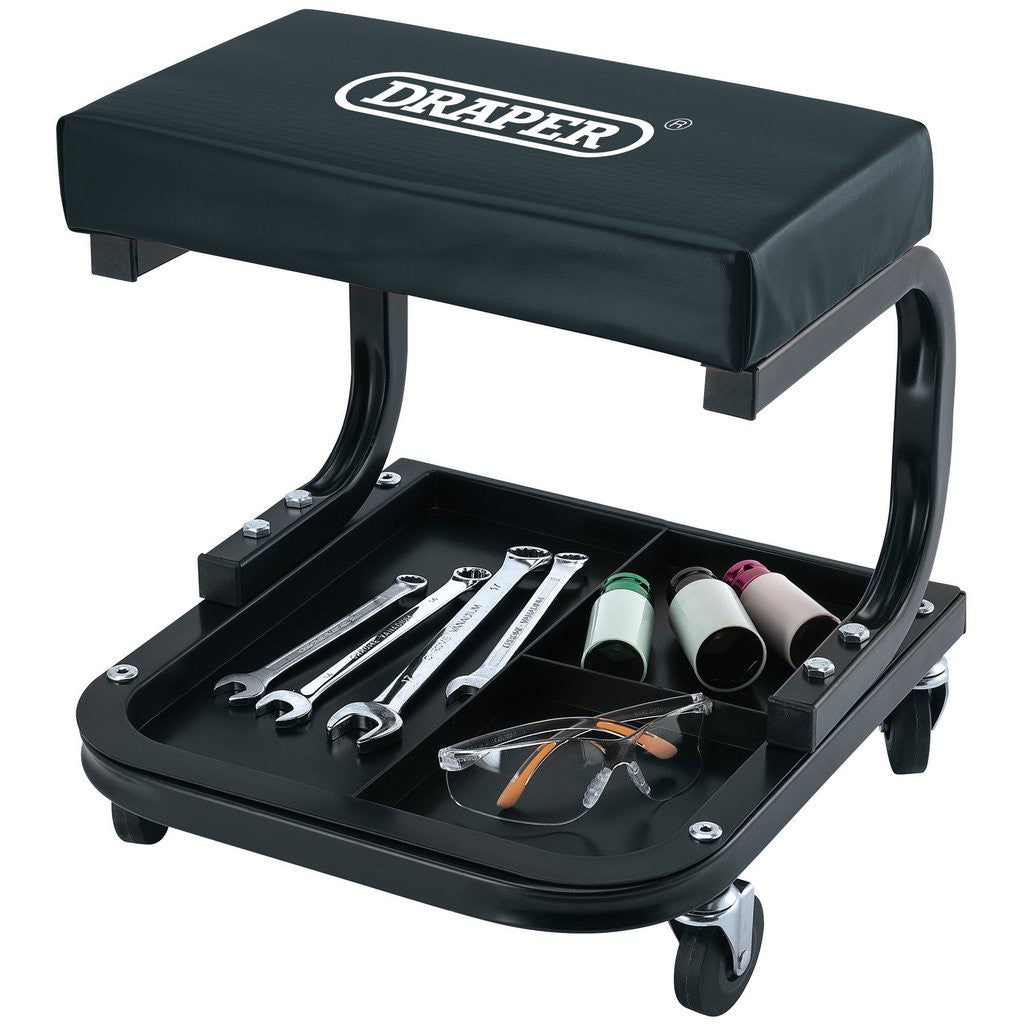 Draper Work Stool with Tool Tray 54243
