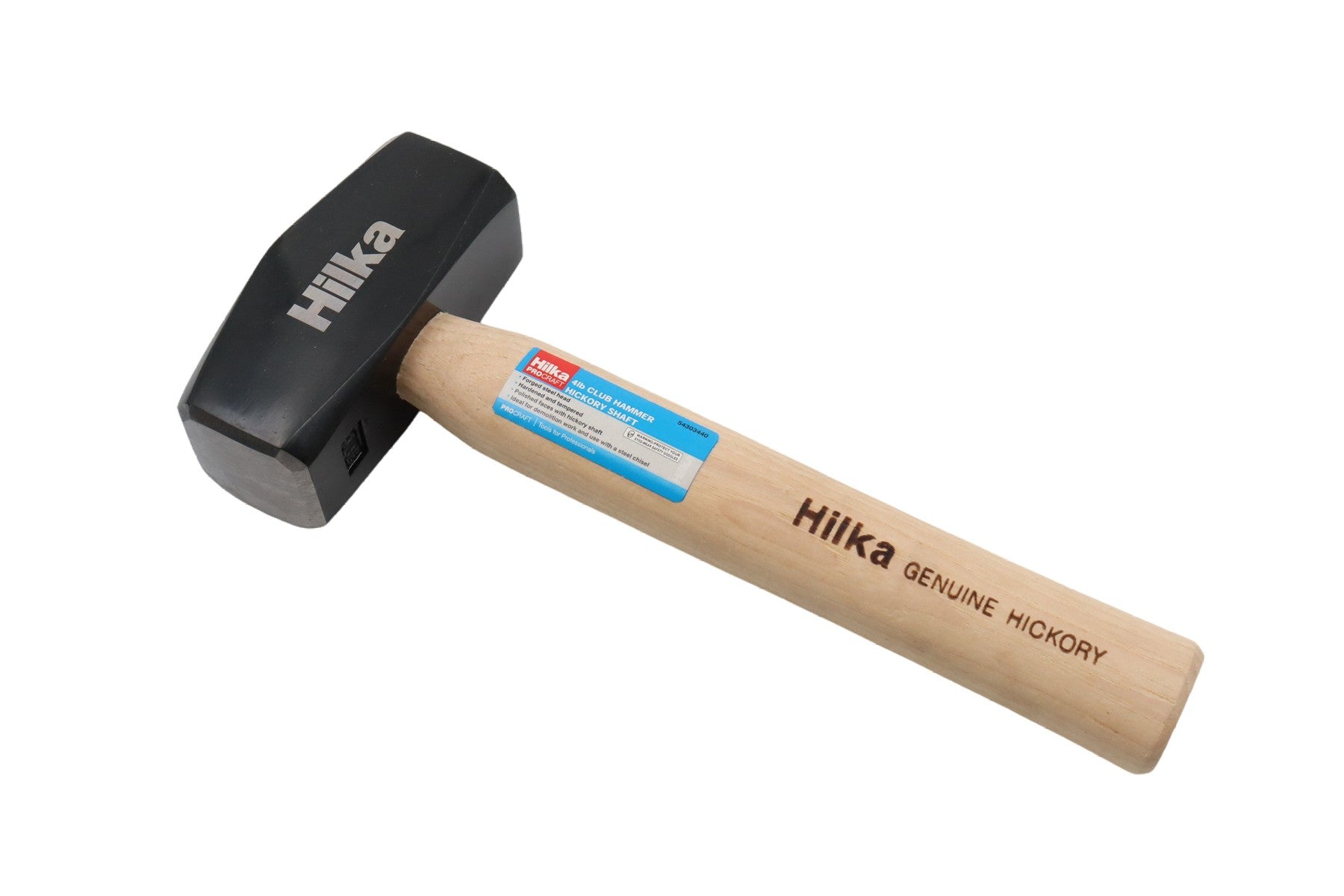 Hilka 4lb Club Hammer Hickory Shaft 54303440
