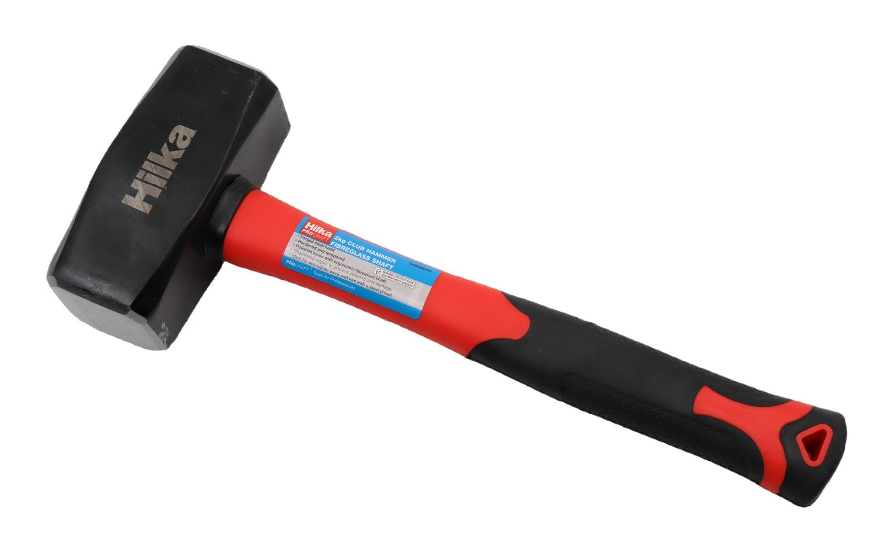 Hilka 2kg Club Hammer Fibre Glass Shaft 54500040