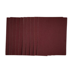 Draper 1/4 Sanding Sheets, 115 x 150mm, 120 Grit (Pack of 10)  54733
