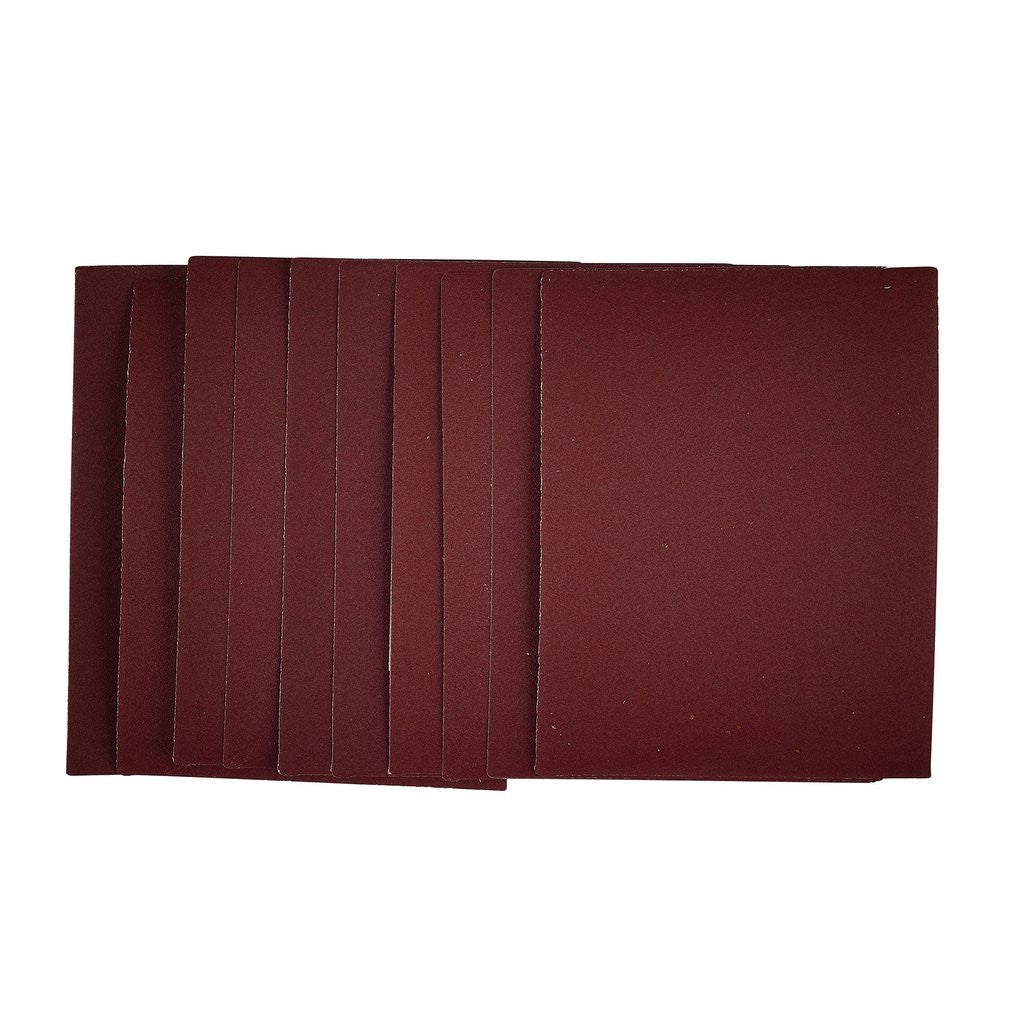 Draper 1/4 Sanding Sheets, 115 x 150mm, 240 Grit (Pack of 10)  54806