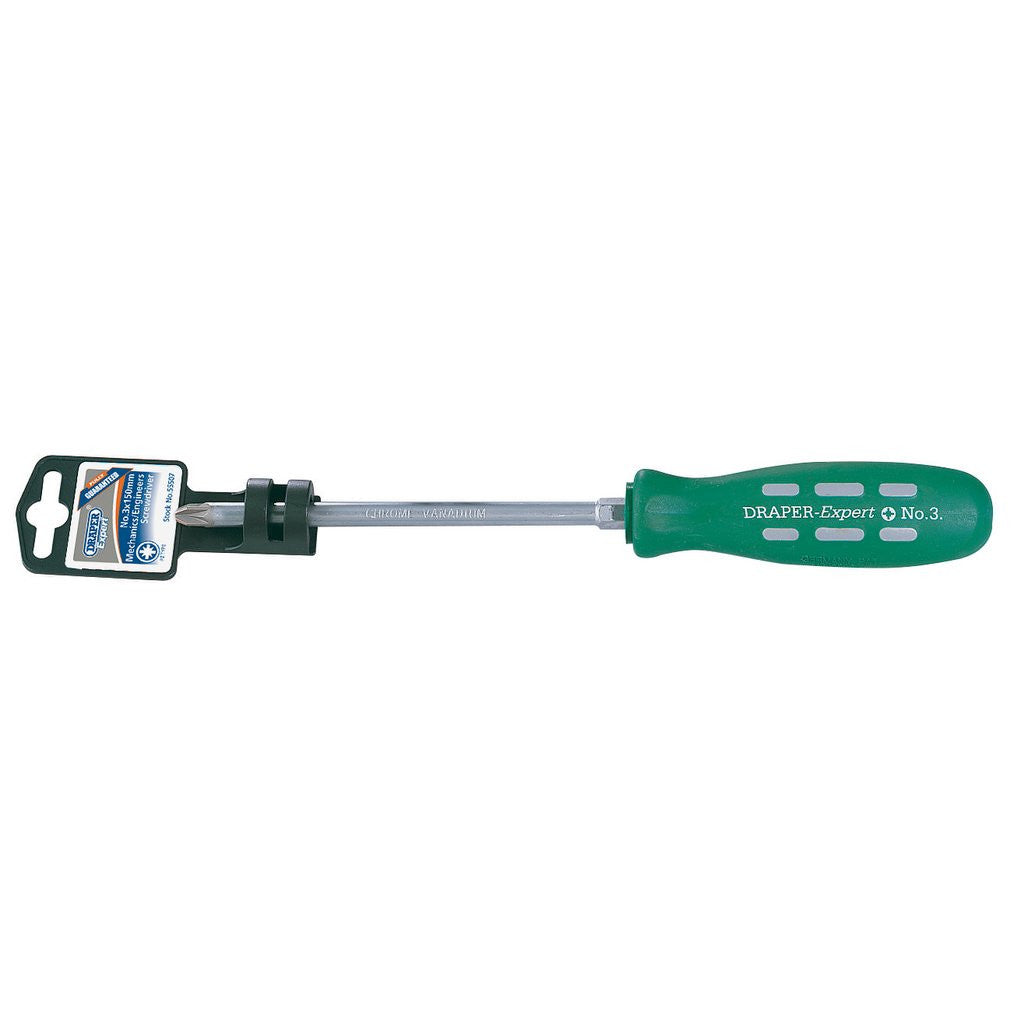 Draper Expert PZ Type Mechanics Screwdriver, No.3 x 150mm  55507