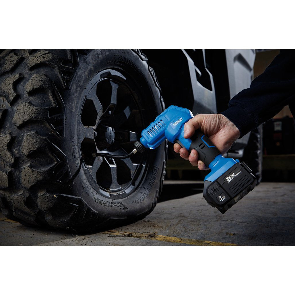 Draper D20 20V Air Inflator (Sold Bare) 55767