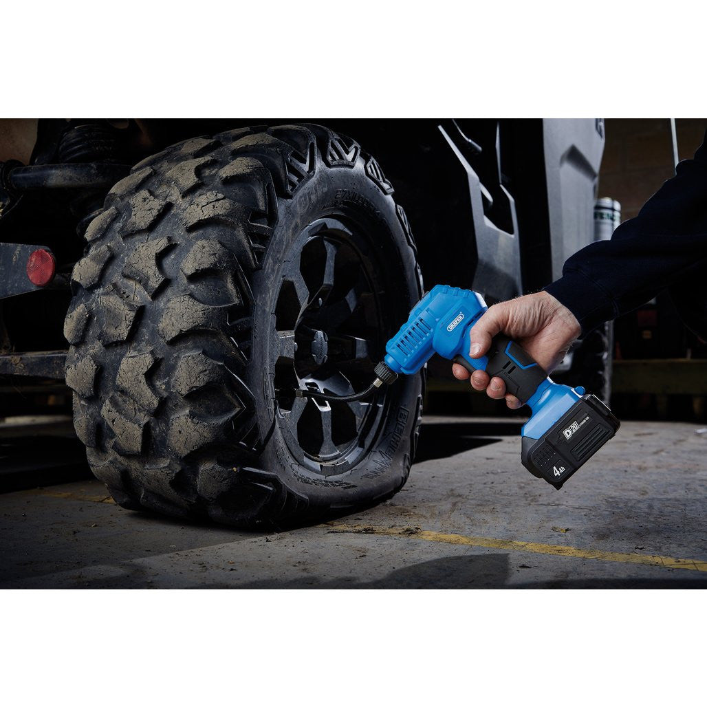 Draper D20 20V Air Inflator (Sold Bare) 55767