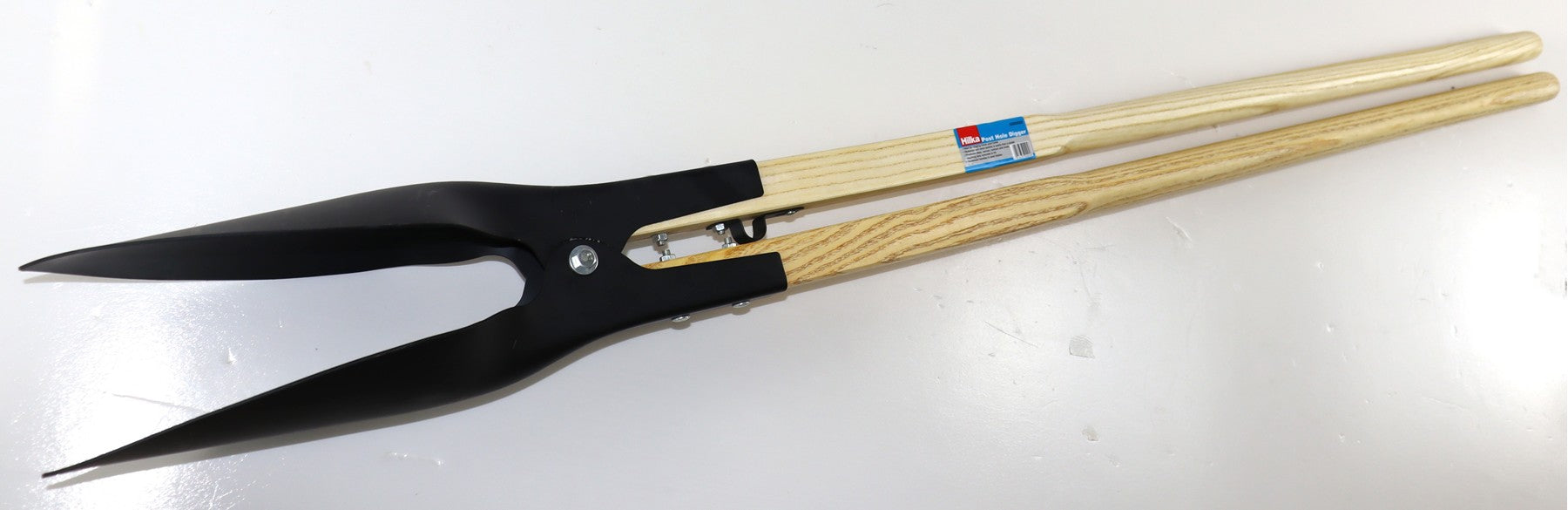 Hilka Post Hole Digger with Wooden Handles 55900050