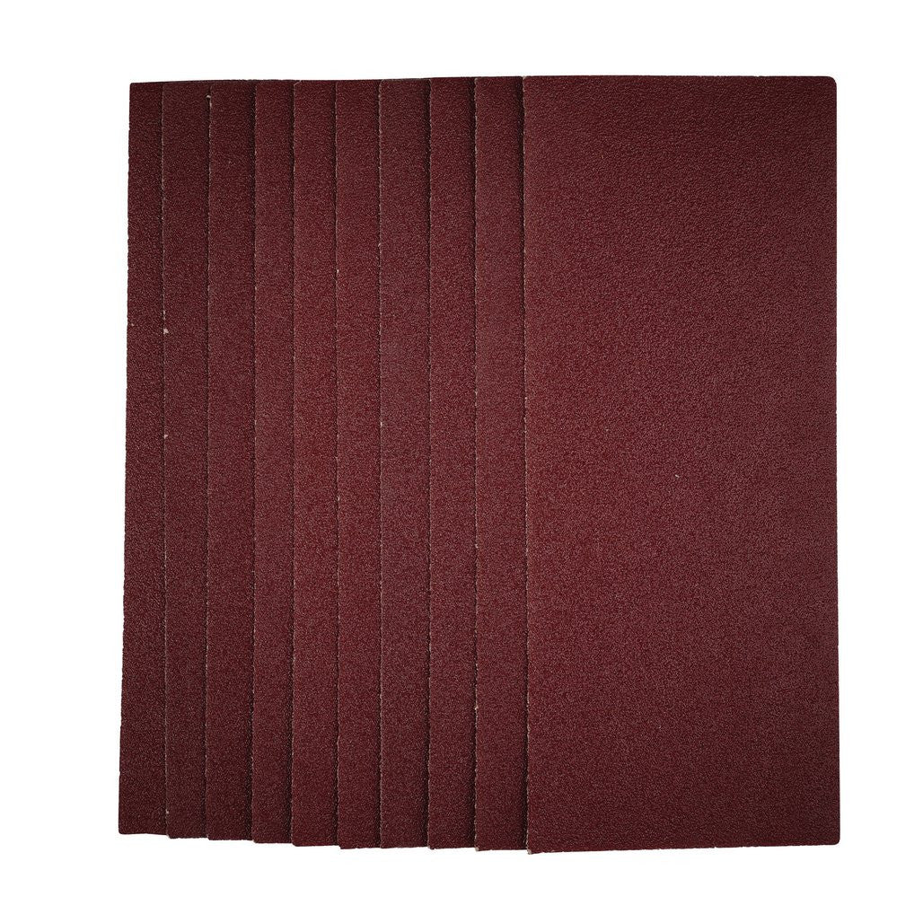 Draper 1/2 Sanding Sheets, 115 x 280mm, 40 Grit (Pack of 10)  55964