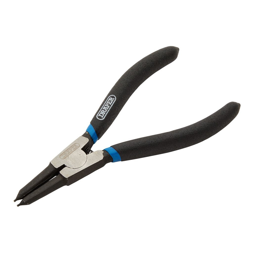 Draper Straight Tip External Circlip Pliers, 140mm  56421