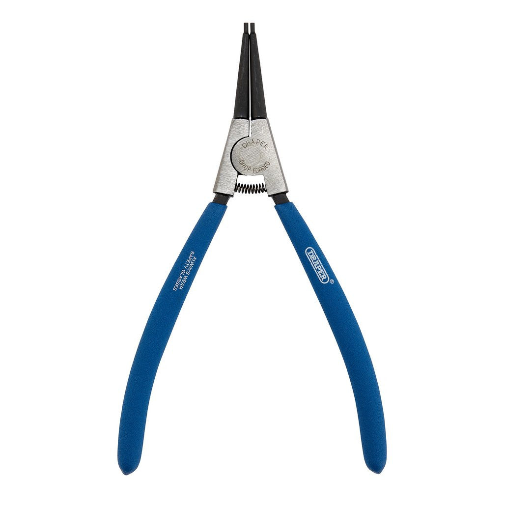 Draper Straight Tip External Circlip Pliers, 210mm  56423