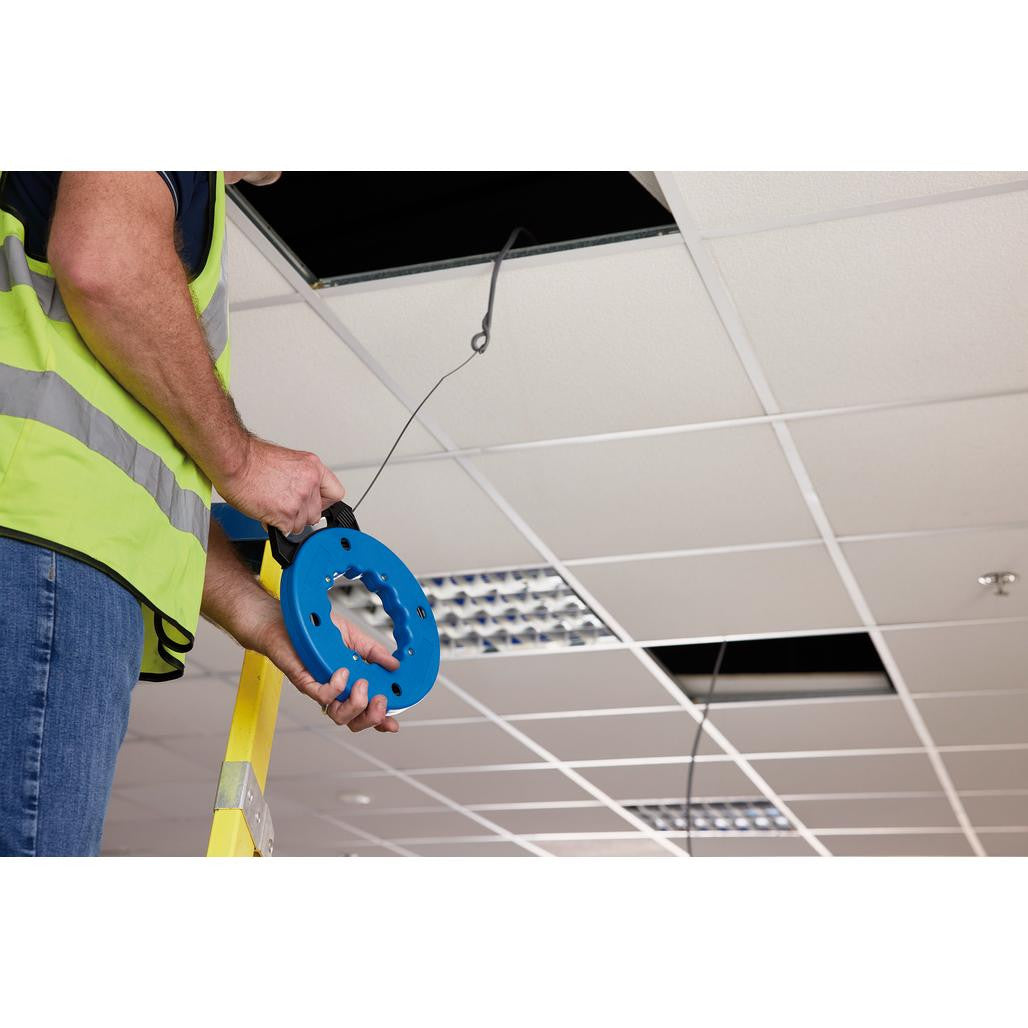 Draper Electricians Draw Tape in Plastic Case, 15m  56761