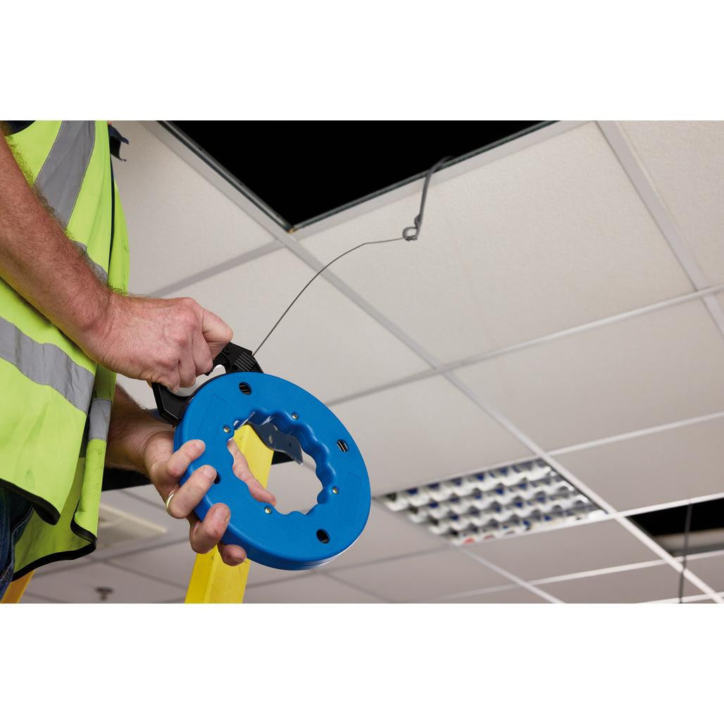 Draper Electricians Draw Tape in Plastic Case, 15m  56761