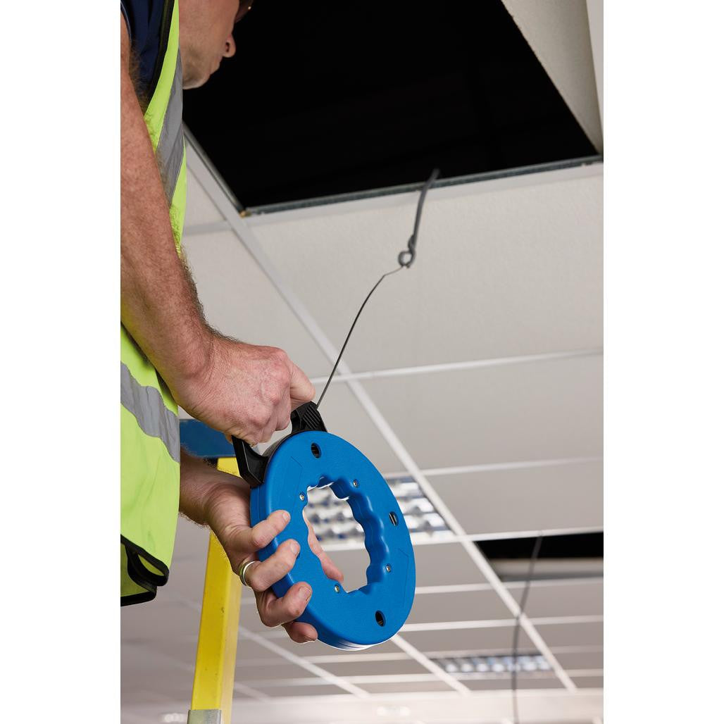 Draper Electricians Draw Tape in Plastic Case, 15m  56761