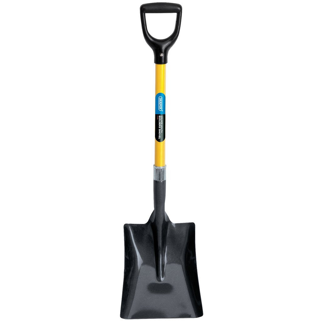 Draper Square Mouth Builders Shovel with Fibreglass Shaft  57567