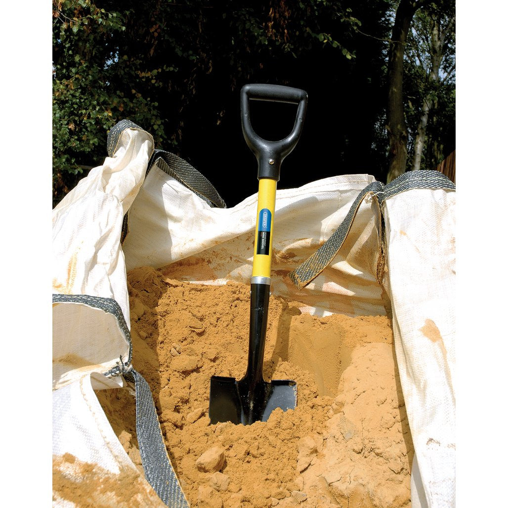 Draper Round Point Mini Builders Shovel with Fibreglass Shaft  57569