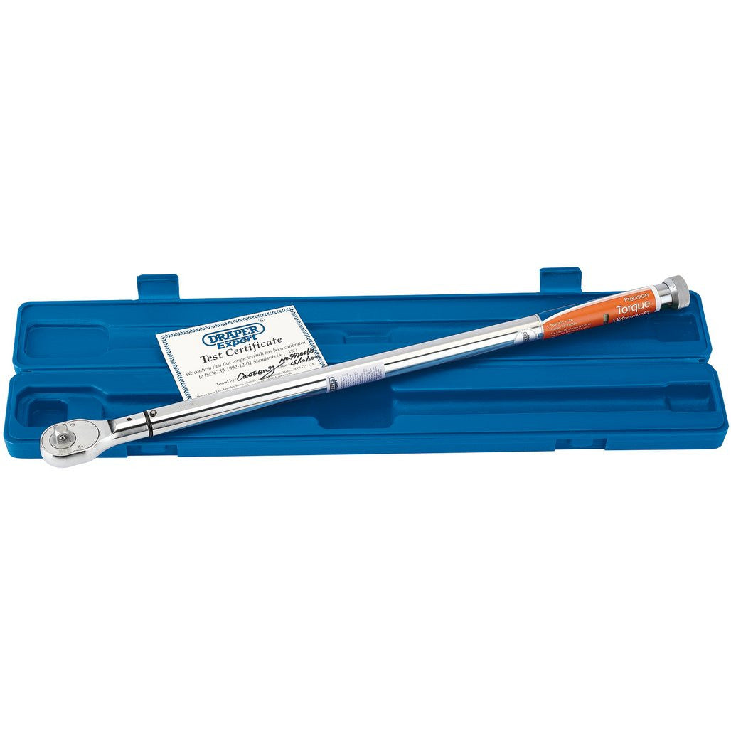 Draper Expert Precision Torque Wrench, 1/2" Sq. Dr., 70 - 230Nm  58140