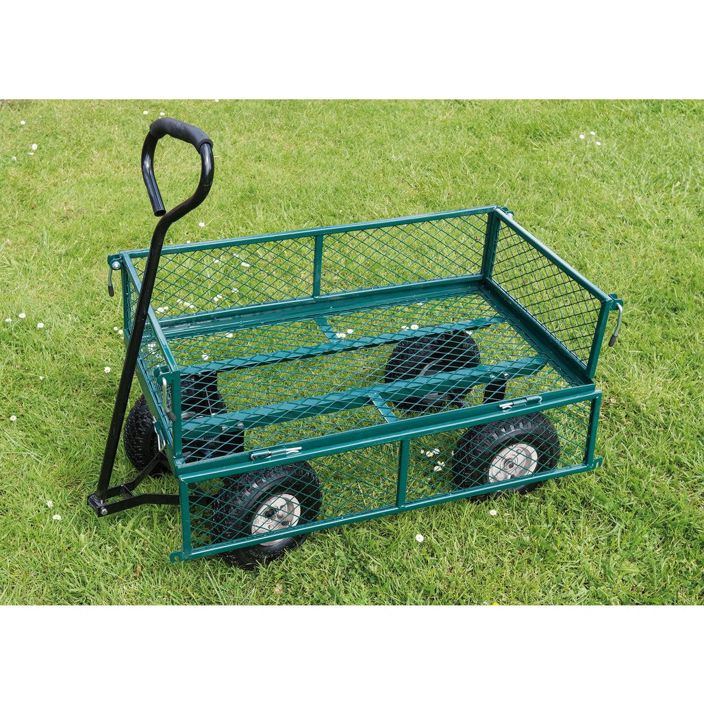 Draper Steel Mesh Garden Cart, 200kg  58552