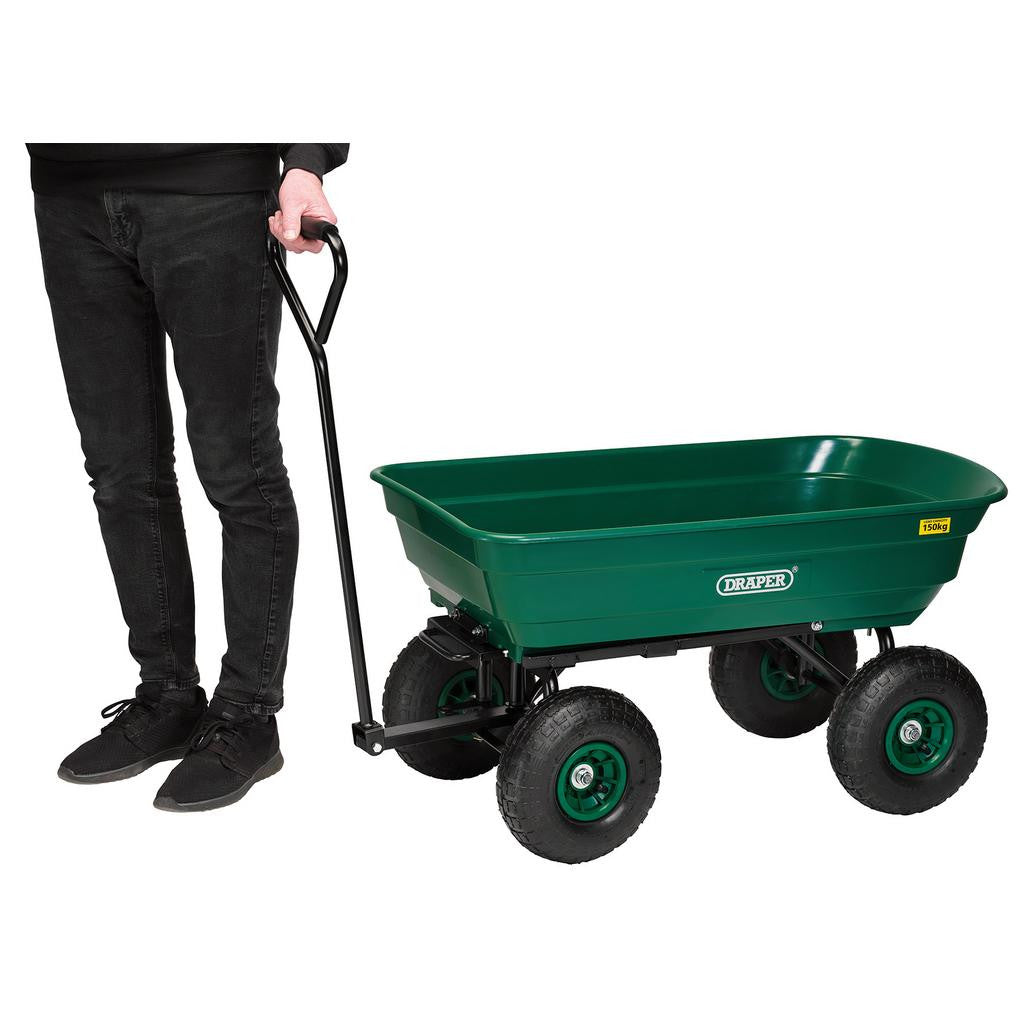 Draper Garden Tipper Trolley Cart, 150kg  58554