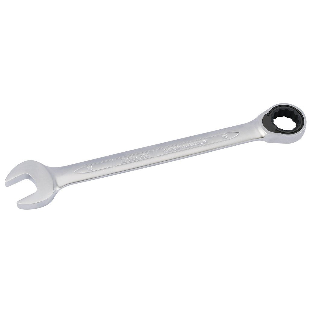 Draper Elora Metric Ratcheting Combination Spanner, 18mm  58601