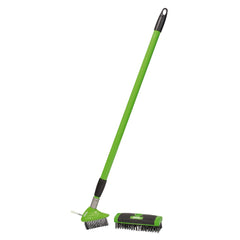 Draper Paving Brush Set with Twin Heads and Telescopic Handle  58683