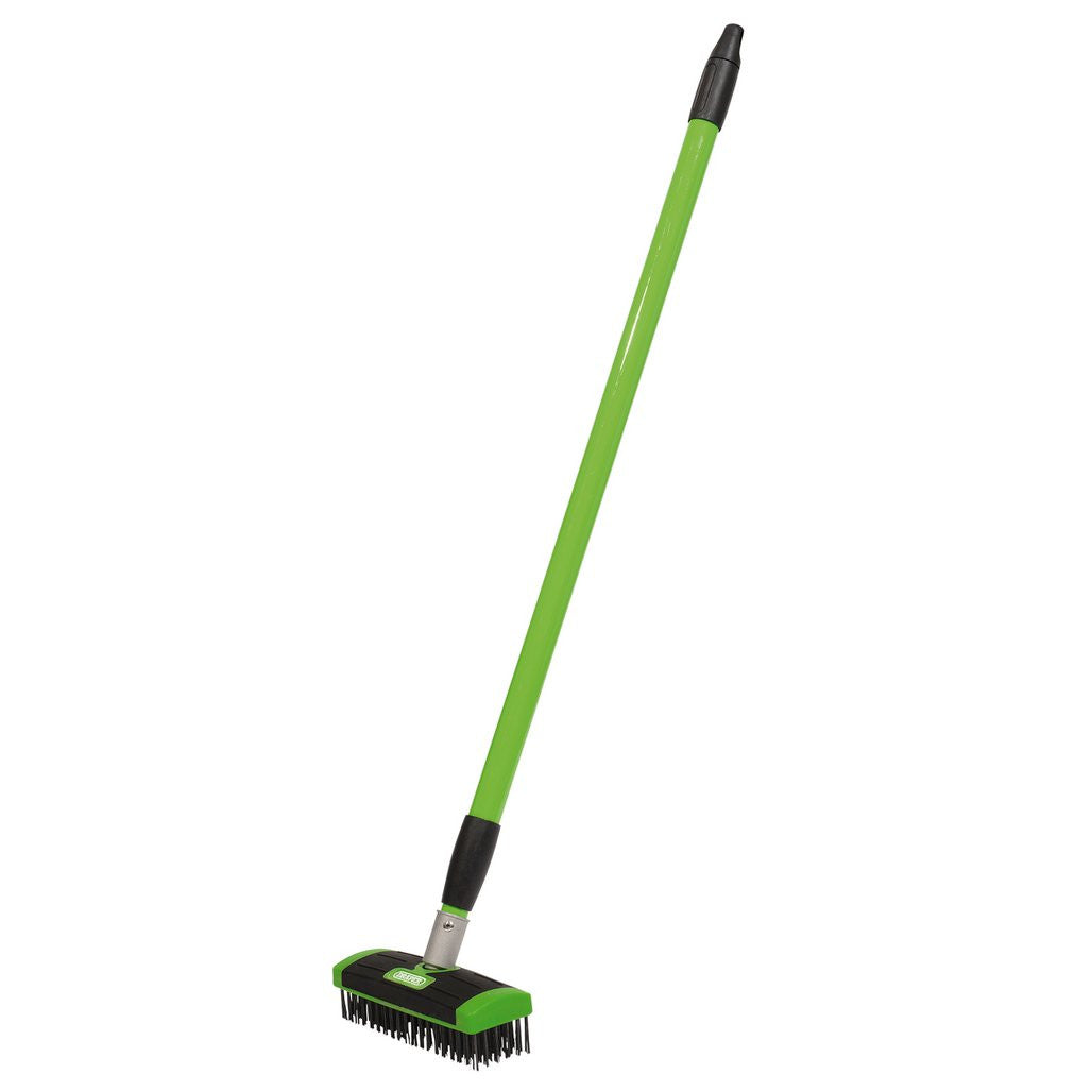 Draper Paving Brush Set with Twin Heads and Telescopic Handle  58683