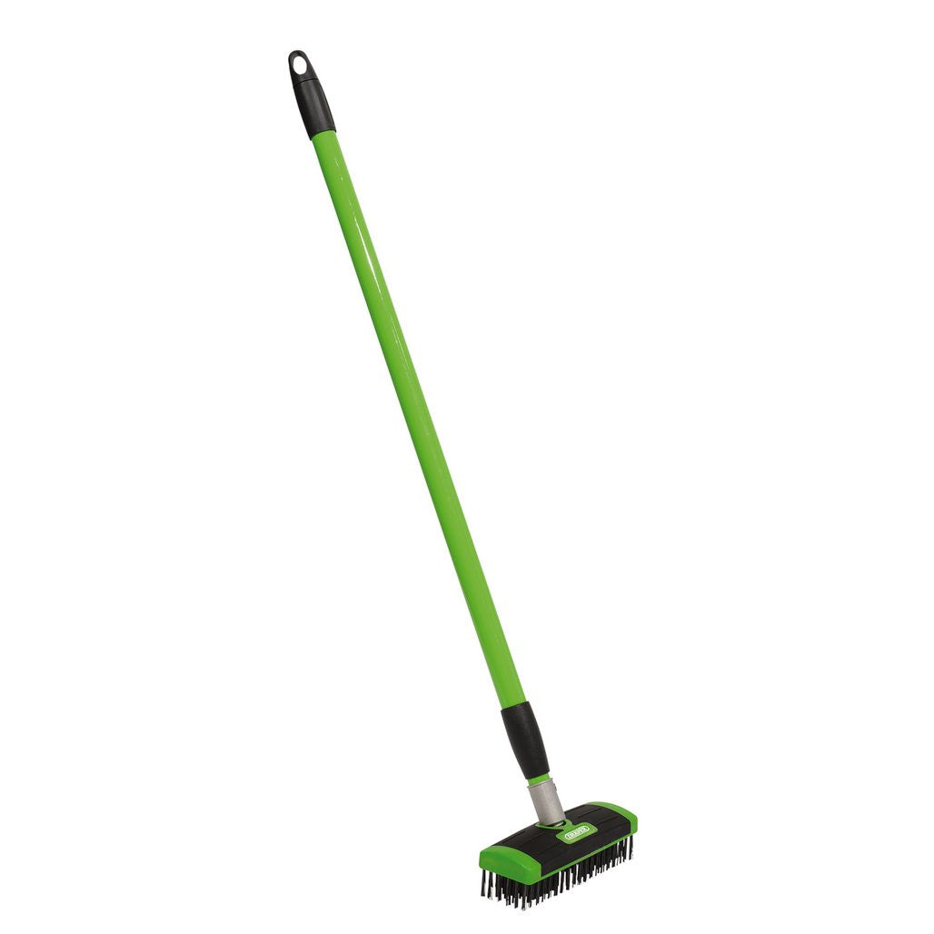 Draper Paving Brush Set with Twin Heads and Telescopic Handle  58683