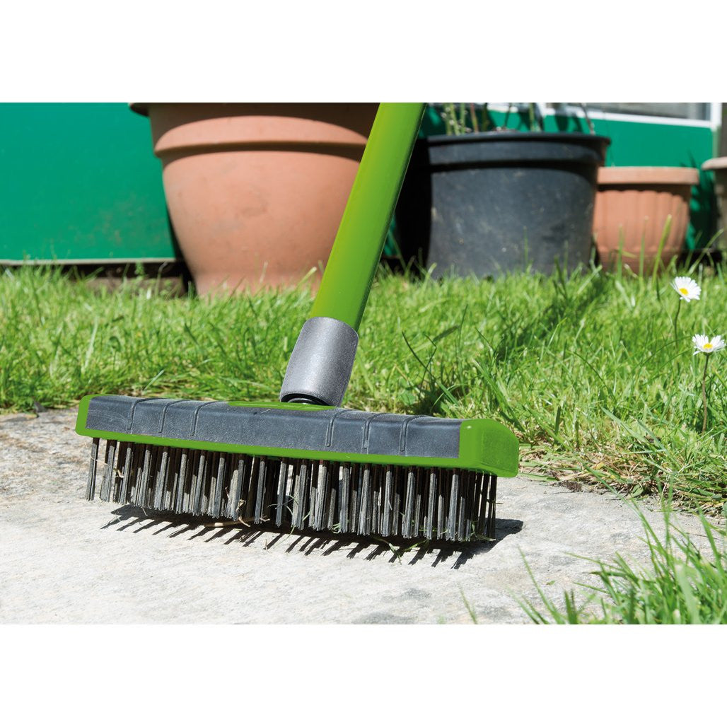 Draper Paving Brush Set with Twin Heads and Telescopic Handle  58683