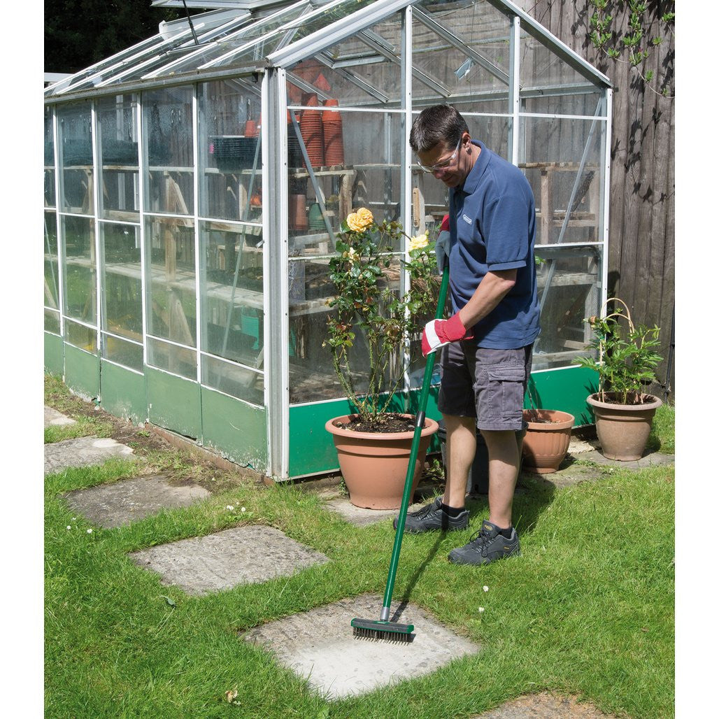 Draper Paving Brush Set with Twin Heads and Telescopic Handle  58683