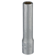 Draper Elora Deep Socket, 1/4" Sq. Dr., 6mm  58726