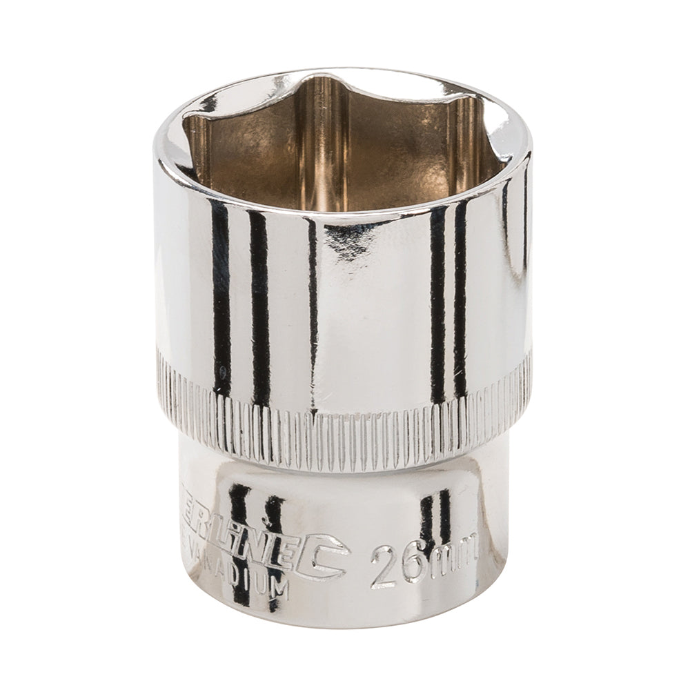 Silverline Socket 1/2" Drive 6pt Metric 593431