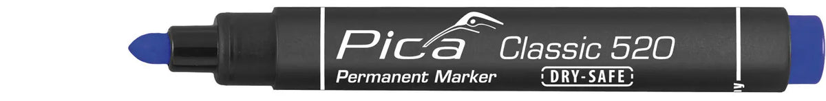 Pica Classic Permanent Marker with Round Tip - Blue - 52-41