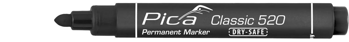 Pica Classic Permanent Marker with Round Tip - Black - 52-46