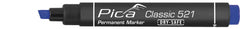 Pica Classic Permanent Marker with Chisel Tip - Blue - 521-41