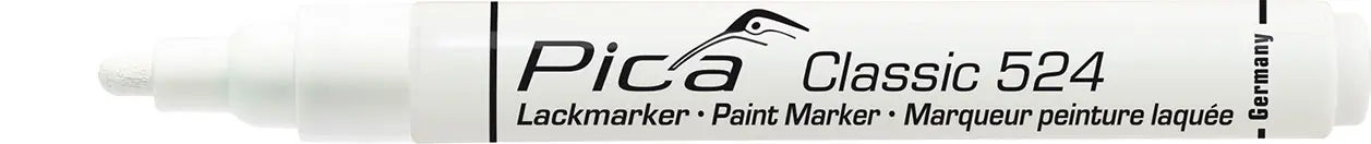 Pica Classic Industry Paint Maker with Round Tip - White - 524-52