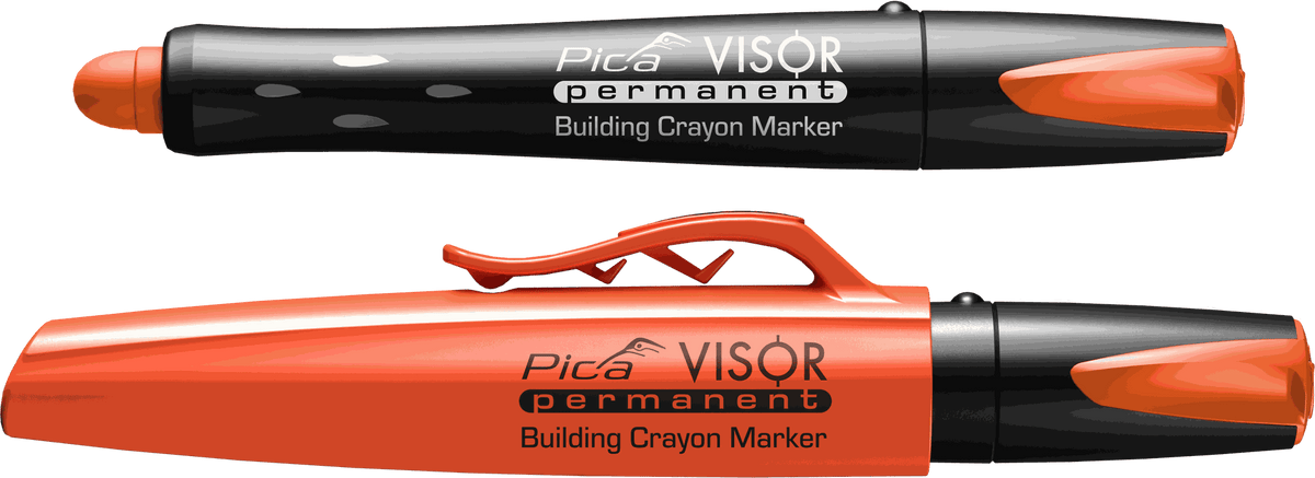 Pica Visor Industrial Permanent Marker - Orange - 99-54