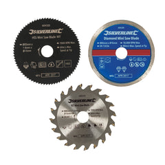 Silverline Mini Saw Blade Set 3pce 604320